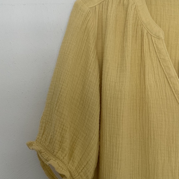 BeachLunchLounge Yellow Button-Up Top - Picture 2 of 3